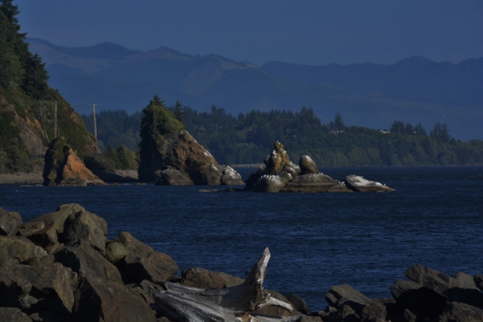rock formation at Barview Jetty
